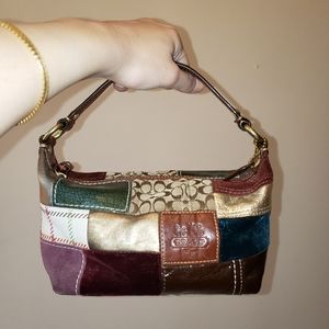 Coach Vintage Patchwork Mini Hobo